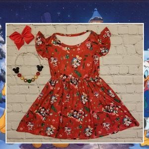 Fab 5 Christmas Dress With Matching Accessories